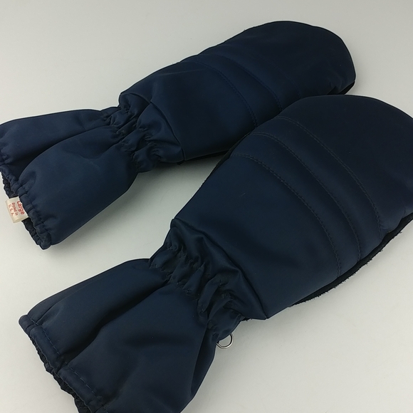 VINTAGE Saranac Men's Large Nylon Suede Thinsulate Mitten Gloves - Picture 2 of 7